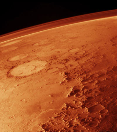 Атмосфера Марса в наше время (фото сделано с борта КА  «Викинг»).
