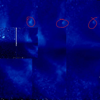 Яркость кометы ослабевает вечер 29.11.2013 (НАСА).