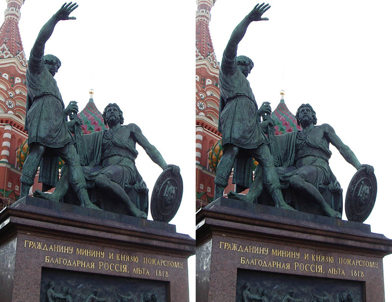Памятник Минину и Пожарскому на Красной площади