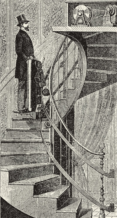 Новая домашняя подъемная машина (статья из журнала «Наука и жизнь» № 2, 1890 год)