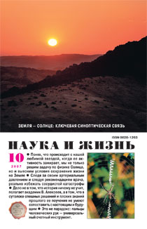 Обложка журнала «Наука и жизнь» №10 за 2007 г.