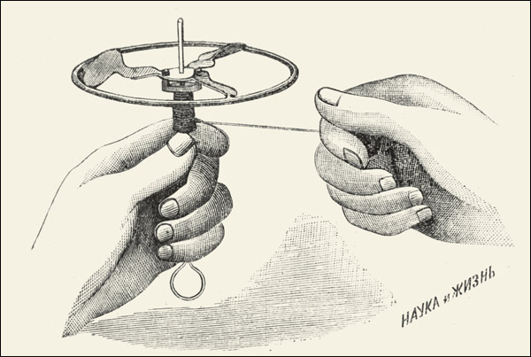 Летающий волчок (статья из журнала «Наука и жизнь» № 32, 1891 год.)