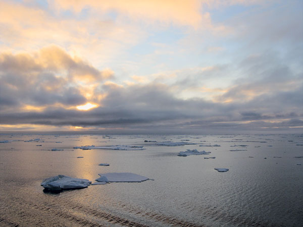 Поток метана от арктических морей: взгляд из космоса